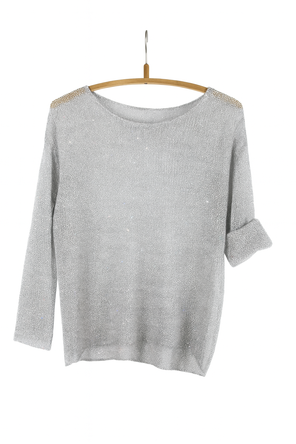 Джемпер  супер-кид мохер, люрекс, микропайетки