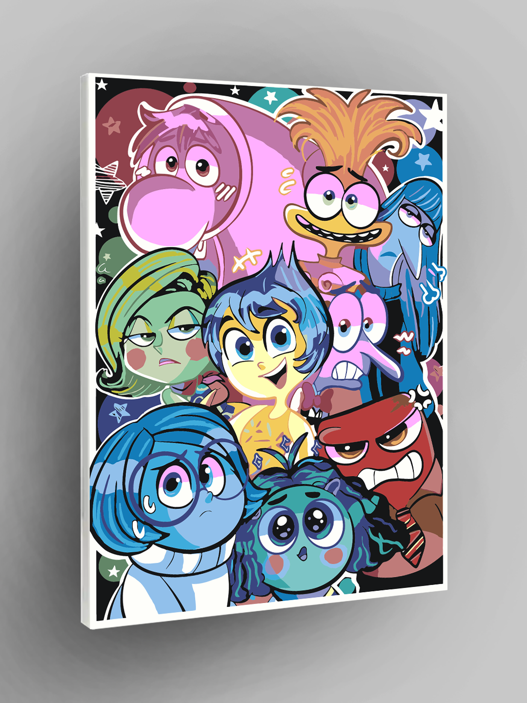 Картина по номерам "Головоломка", мультфильмы, 40×50 см, раскраска на холсте, набор для рисования