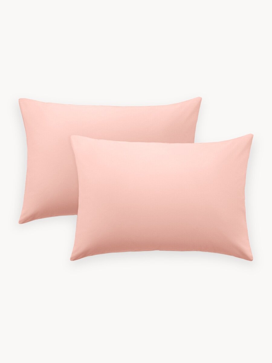 Комплект наволочек 50*70 см Pragma Telso, туманный розовый