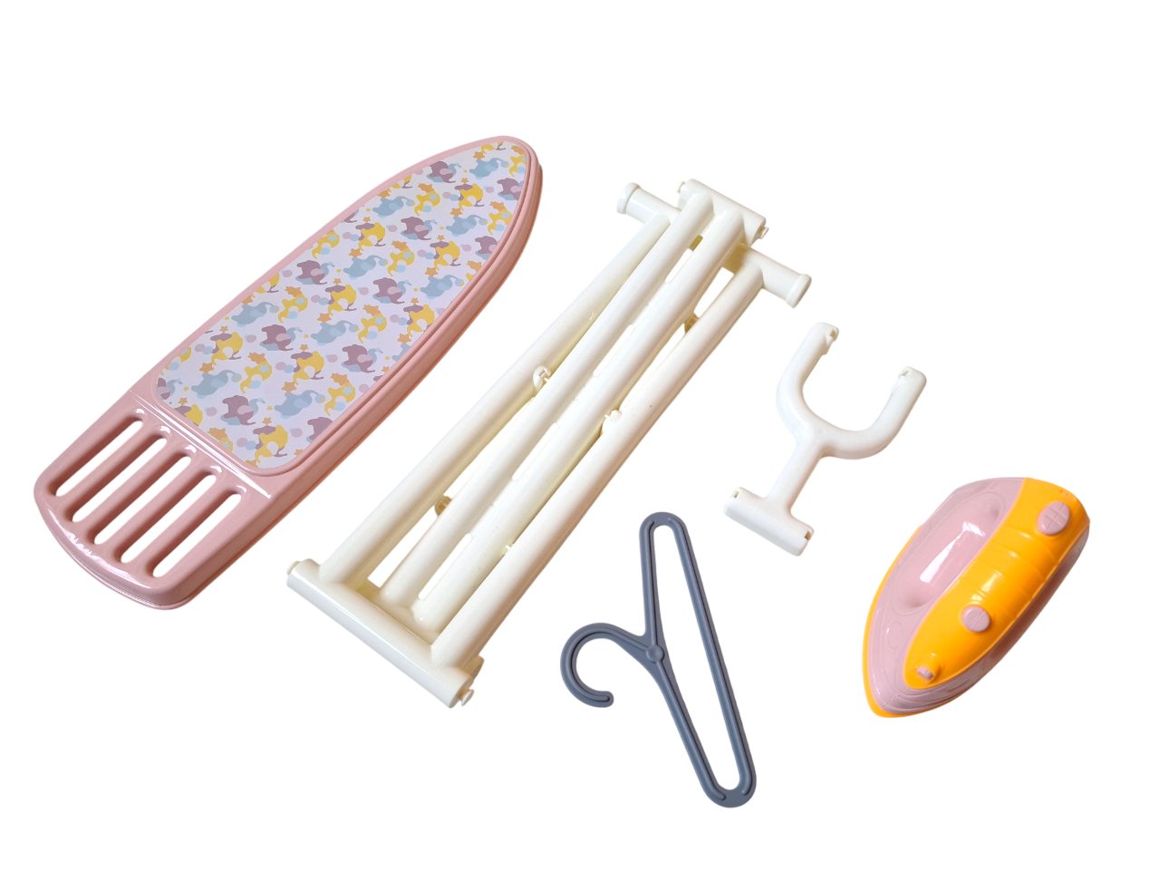 Набор игрушечный "Утюг с гладильной доской" для девочек, 100% пластик — фото 1