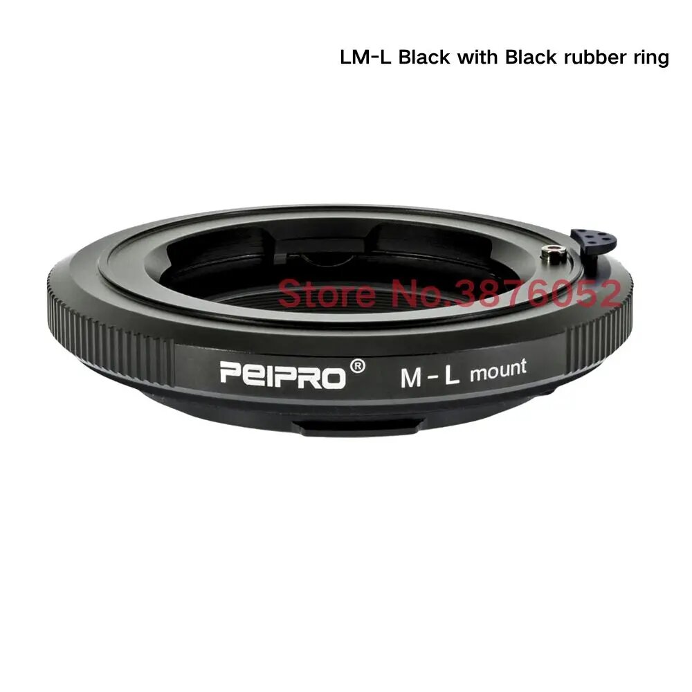 Адаптер PEIPRO LM-L для крепления объектива Leica M с креплением L для камер Panasonic S1H S1R S4 S5 Leica SL2 SL3, Black adapter 2