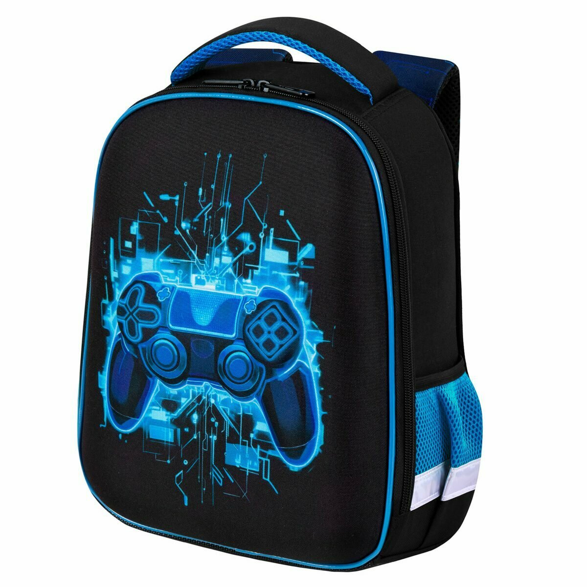 Ранец школьный Brauberg Kids Start "Digital gamepad", 3D-панель, 35х26х13см, 1 отделение, 2 кармана (273152)