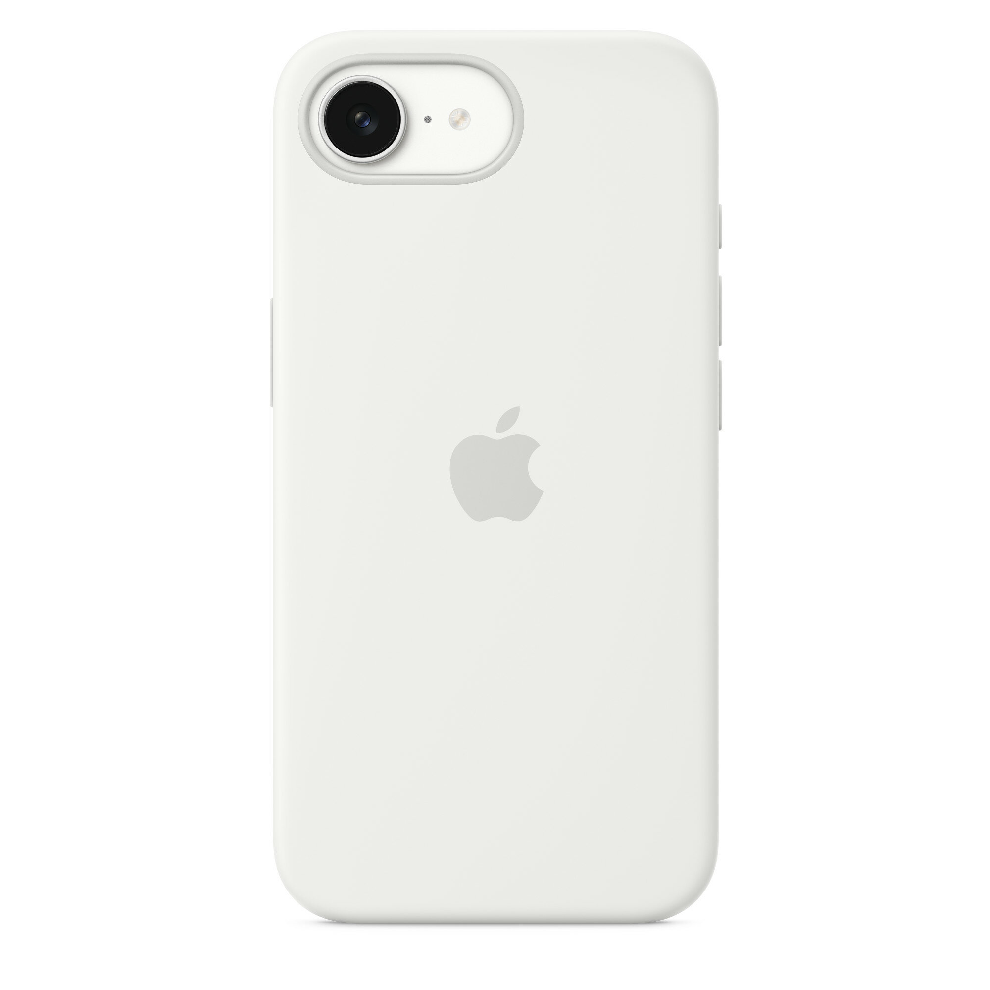 Чехол силиконовый MagSafe для iPhone 16e White, Silicone case MagSafe для айфон 16е - Белый