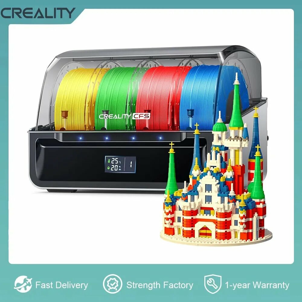 Система нитей Creality CFS с 4 слотами для нитей для K2 Plus   Hi Combo