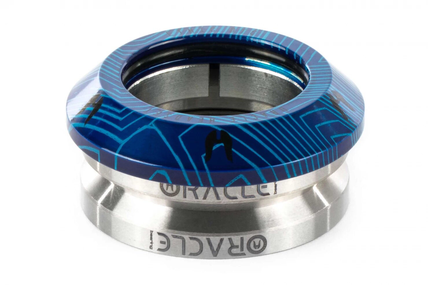 Рулевая для трюковых самокатов Ethic "Headset Oracle" интегрированная - Blue