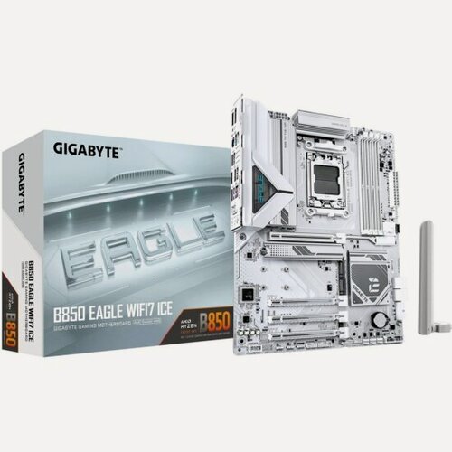 Изображение товара Материнская плата Gigabyte B850 EAGLE WIFI7 ICE (AM5, ATX)