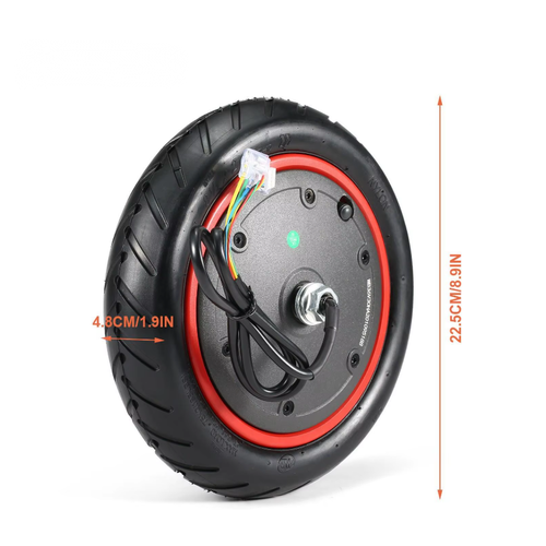 Колесо MyPads с мотором переднее для электросамоката Xiaomi M365 Pro / Pro 2. 36V350W