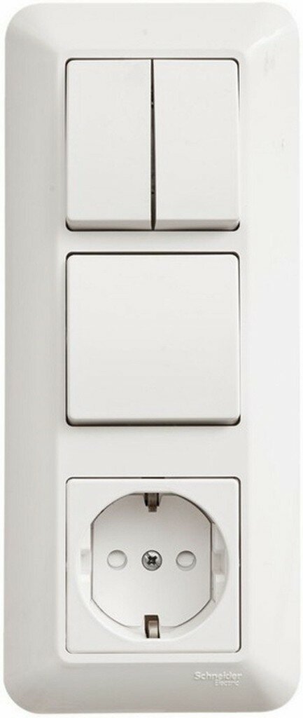 Комбинированный блок Schneider Electric прима BK2VR-008A-BI