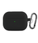 Силиконовый чехол с карабином держателем для AirPods 3 2021 черны...