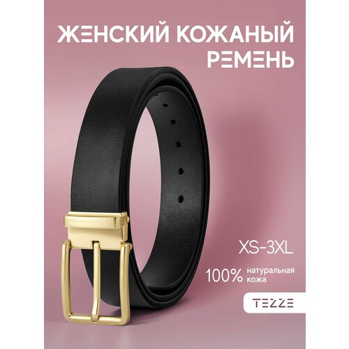 фото Ремень tezze для женщин, черный