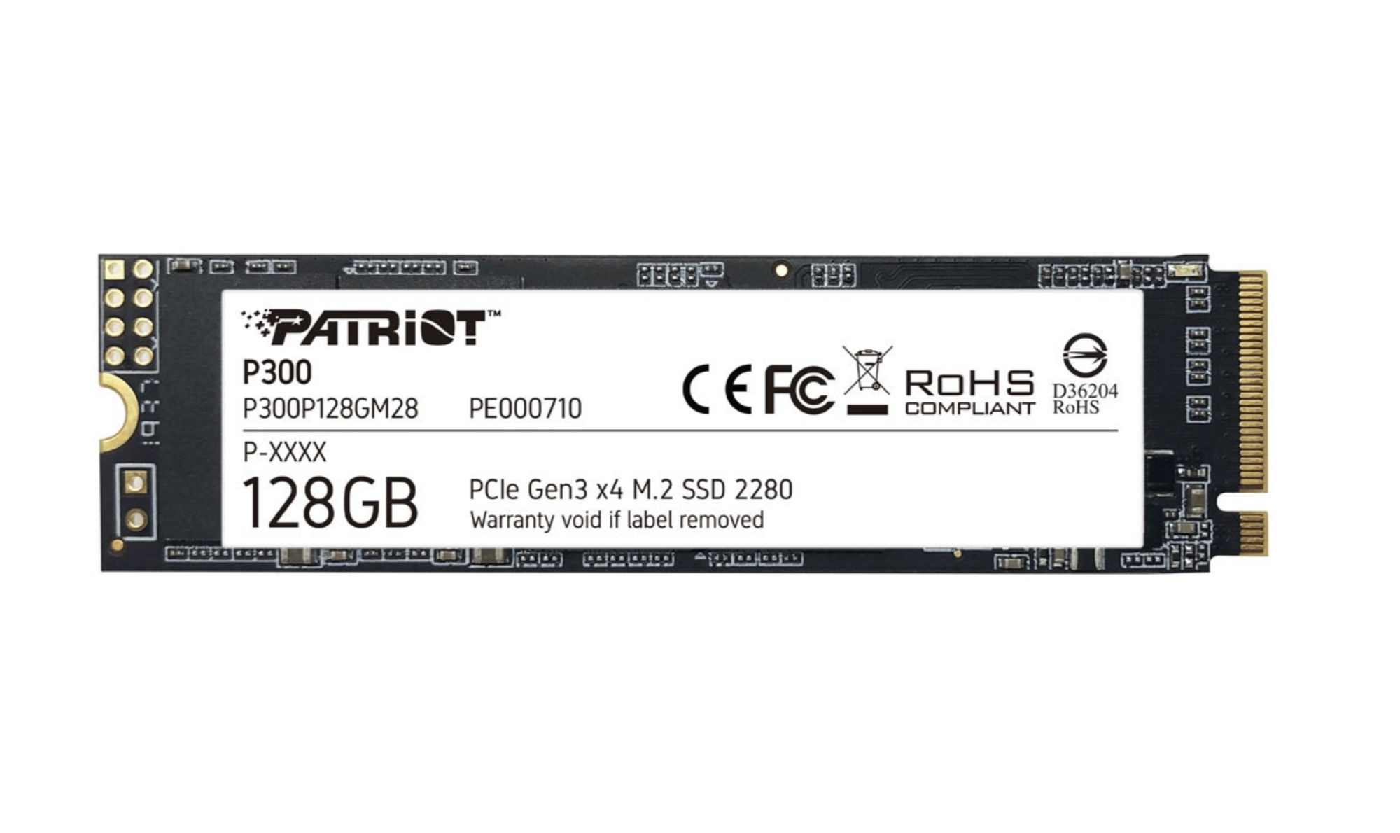 SSD жесткий диск Patriot Memory P300 M.2 2280 P300P128GM28 128GB