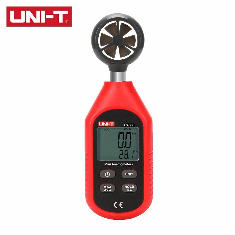 Цифровой анемометр UT363 UNI-T скорость ветра температура подсветка автовыключение