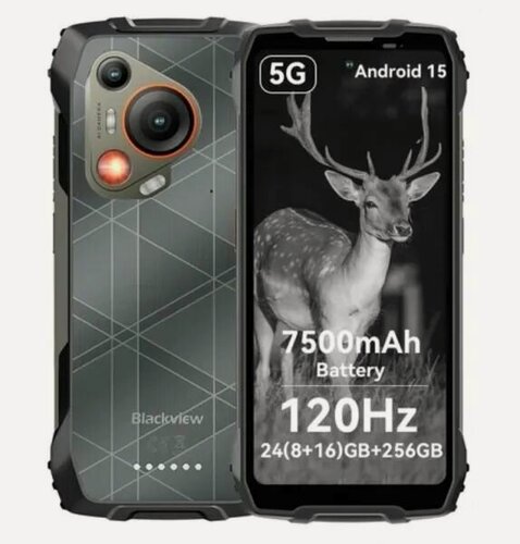 Изображение товара Смартфон BlackView BL7000, IPS экран, 3 камеры, 8ГБ ОЗУ, 256ГБ ПЗУ, Android 15