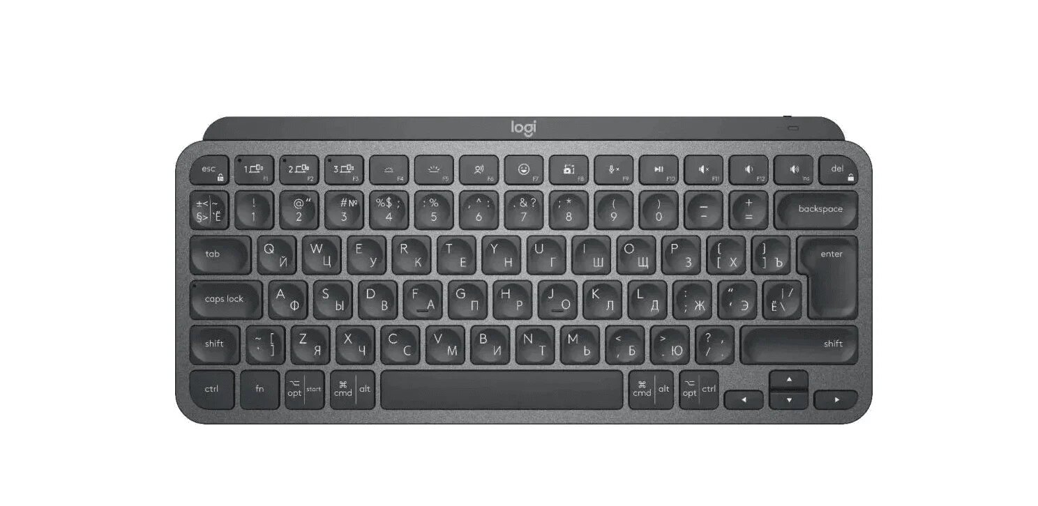 Беспроводная клавиатура Logitech MX Keys Mini, Bluetooth, подсветка, черная