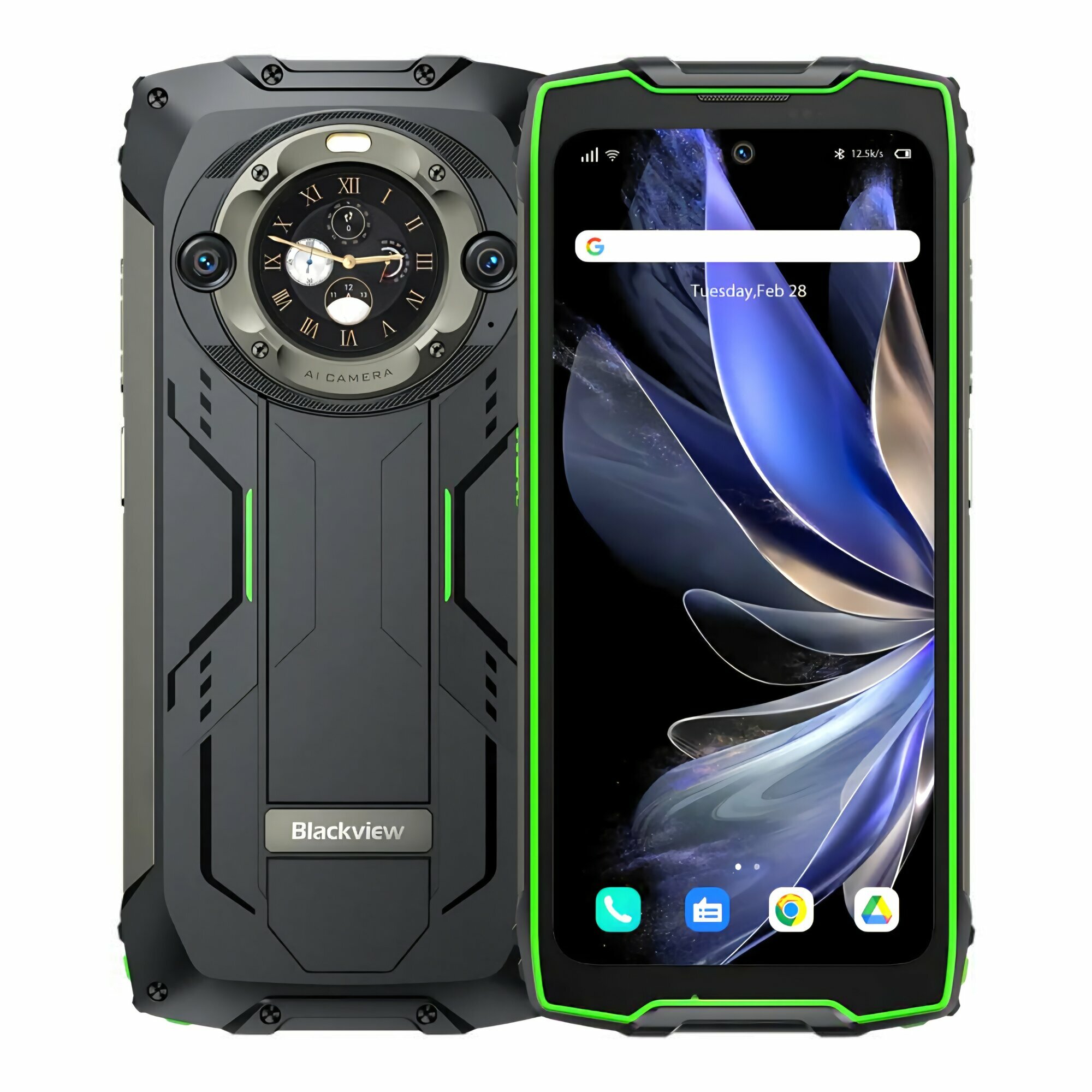Смартфон Blackview BV9300 Pro 12+12/256 ГБ Global , Dual nano SIM, зеленый