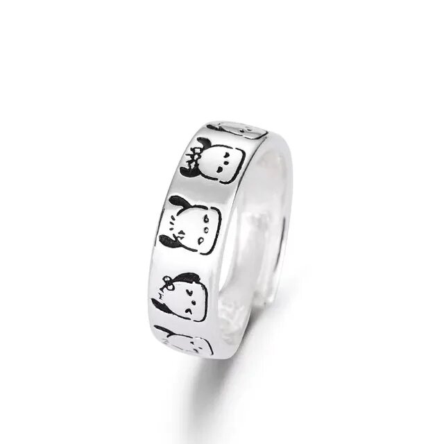 Новые милые кольца Hello Kitty для девушек, Женское кольцо, Женское кольцо Hello Kitty