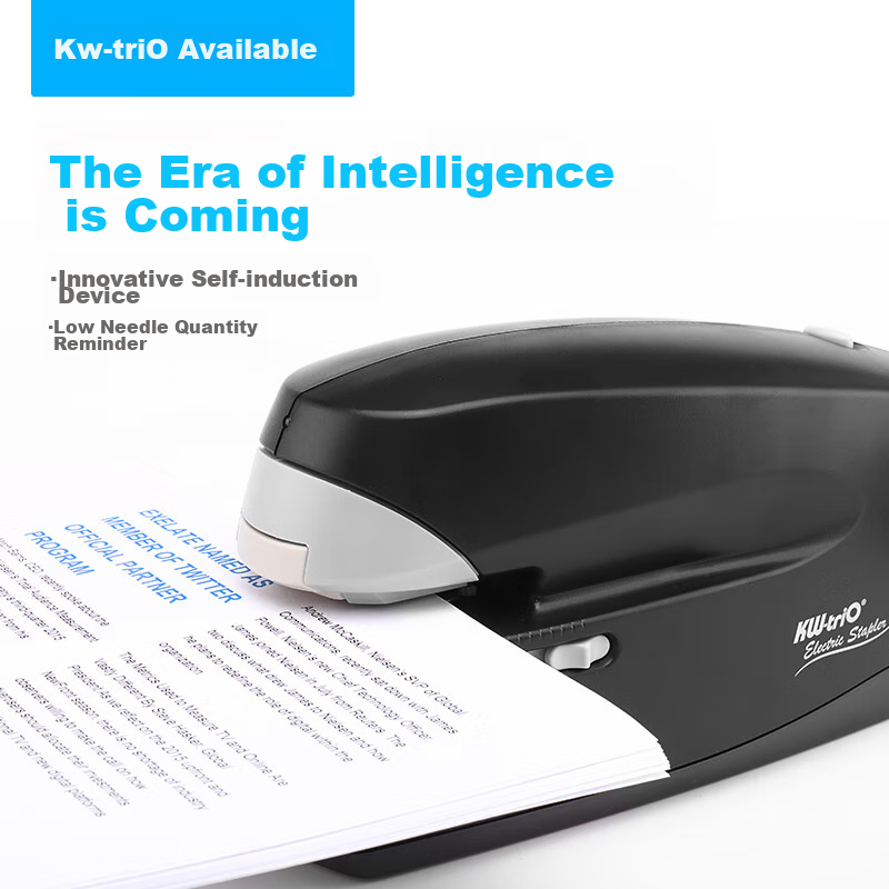 Kedeyou Electric Stapler Intelligent Sensor Fully Automatic Binding Machine Can Staple up to 25 Pages
