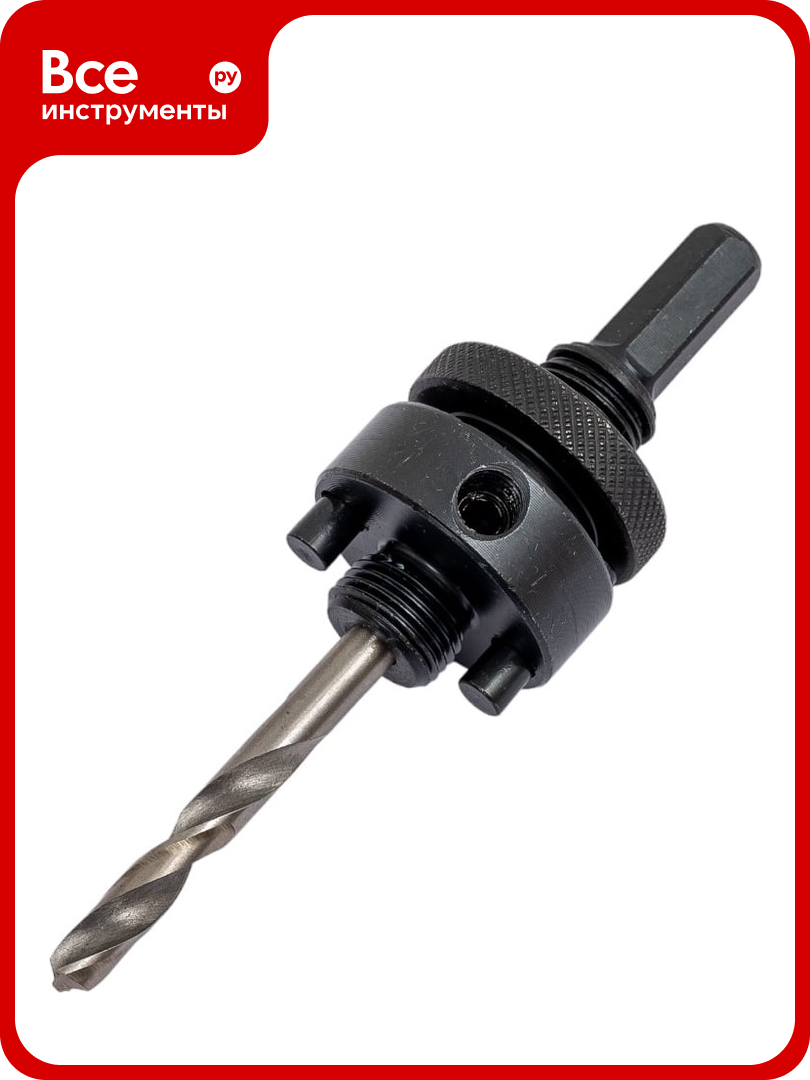 Хвостовик шестигранный для биметаллических коронок 32-152 мм KRANZ KR-92-0204