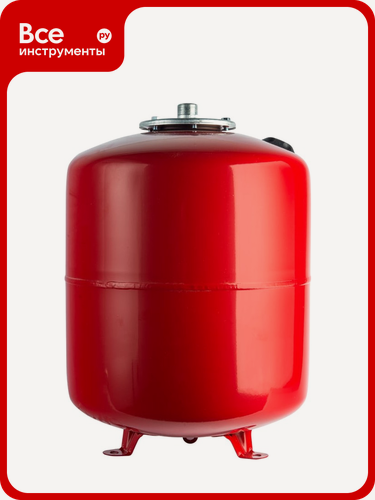 Изображение товара Расширительный бак STOUT STH-0006-000050 стальной, вертикальный напольный тип, цилиндрический корпус, для систем