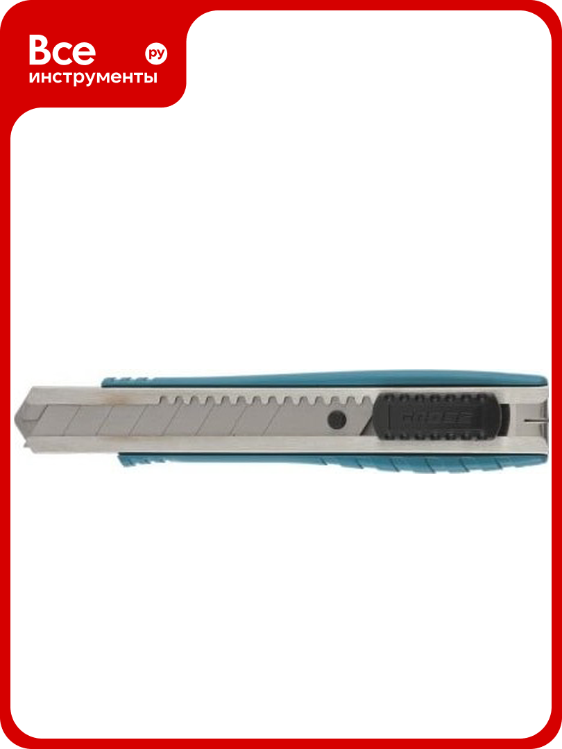 Нож 160 мм металлический корпус выдвижное сегментное лезвие 18 мм GROSS 78897
