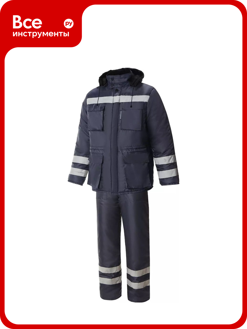 Костюм союзспецодежда эксперт-к НЬЮ темно-синий р. 64-66 рост 170-176 2000000122199