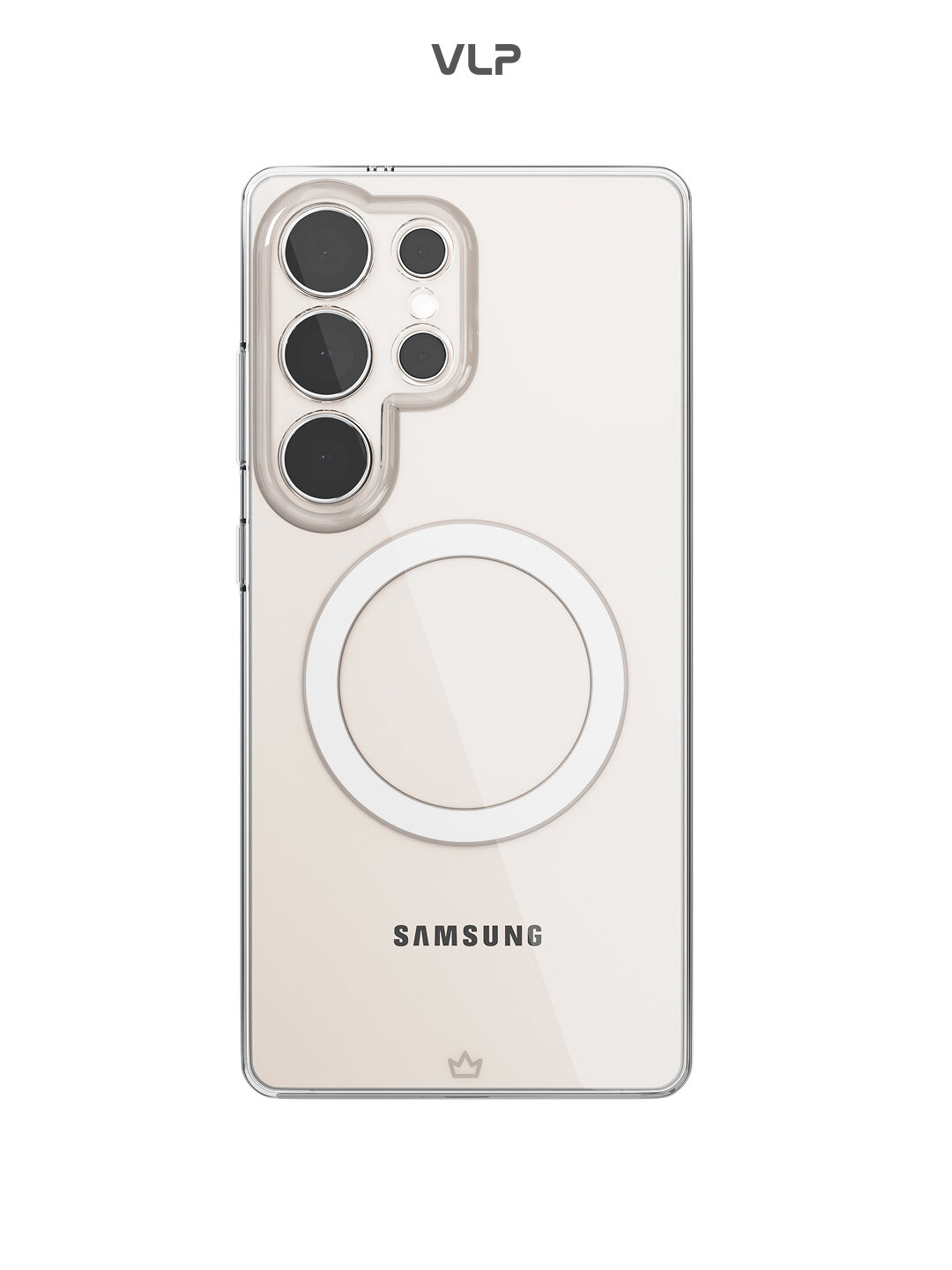 Чехол на Samsung S25 Ultra с MagSafe Puro Case VLP, прозрачный — фото 1