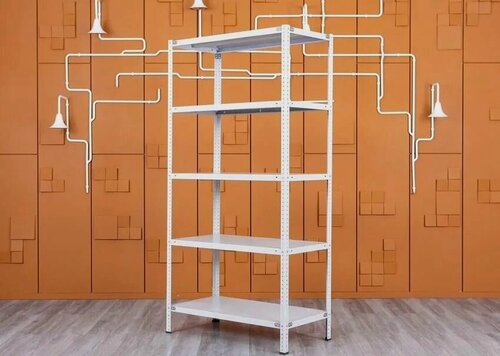 Изображение товара Стеллаж металлический БУ 310х120x60х5 полок