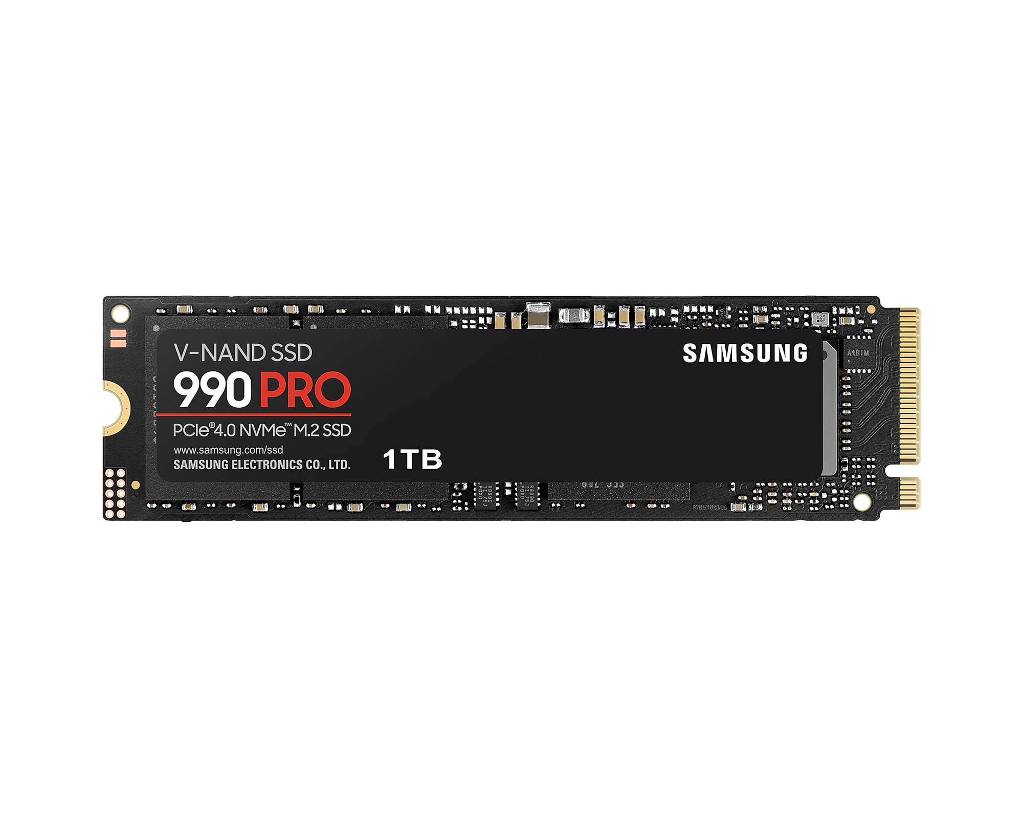 Samsung накопитель SSD 1TB M.2 990 PRO PCIe Gen 4.0 x4, NVMe (MZ-V9P1T0BW)