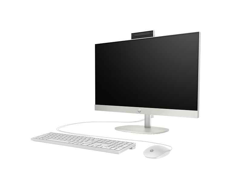 Компьютер dHP E240 White, i3, 8GB, 256GB, Windows 11, 23.8", белый — фото 1