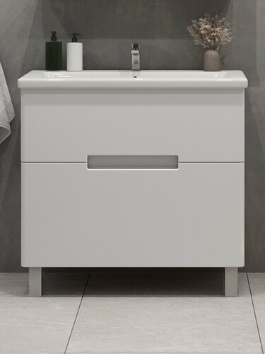 Изображение товара Тумба напольная SanStar Ориана 70 Без раковины для ванной комнаты, белая