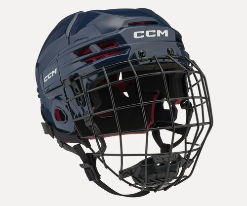Изображение товара Шлем игрока хоккейный защитный с маской CCM HTC 70 SR NV, размер S (52.5-57 см), взрослый, темно-синий