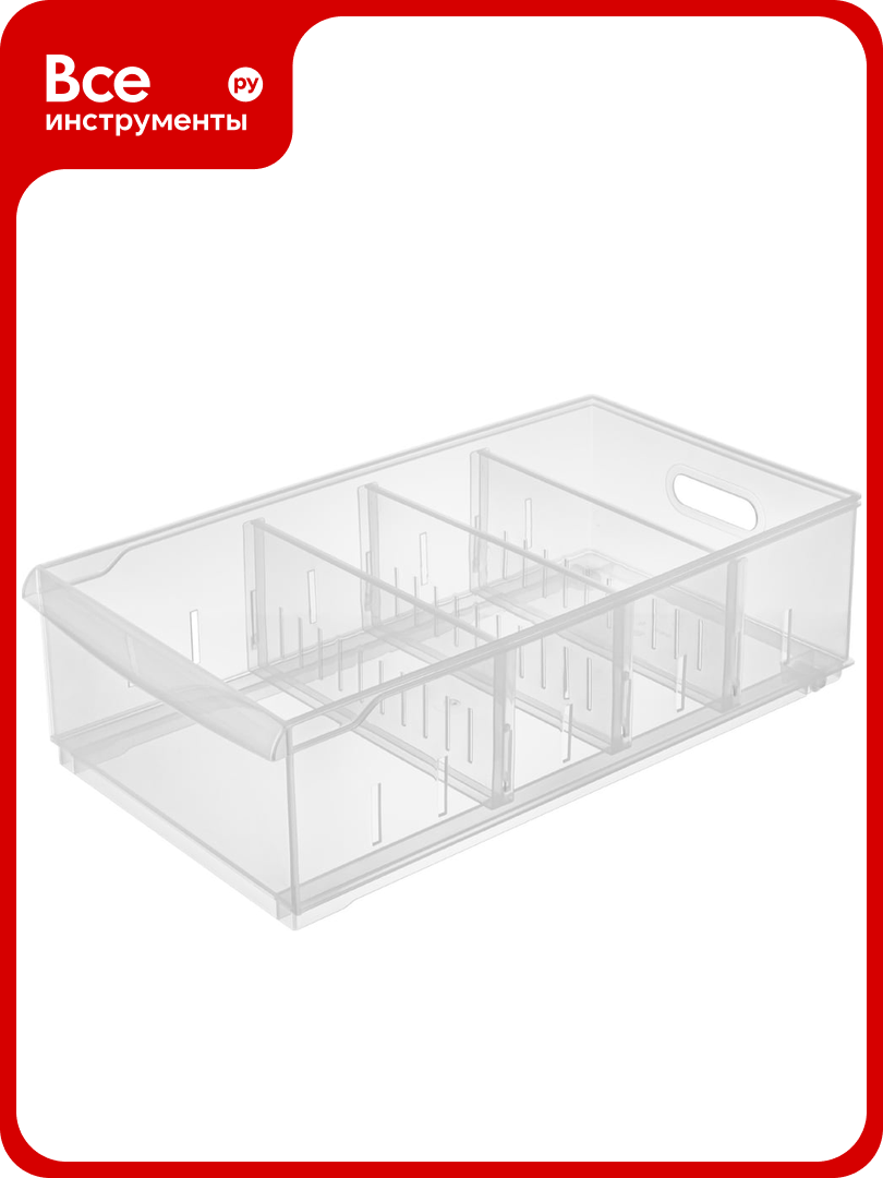 Универсальный контейнер Econova Rolly 11 5 л  242x450x129 мм бесцветный 433217401