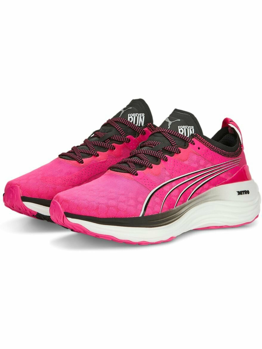 Кроссовки PUMA ForeverRun Nitro Wns, полнота F, размер 6, малиновый