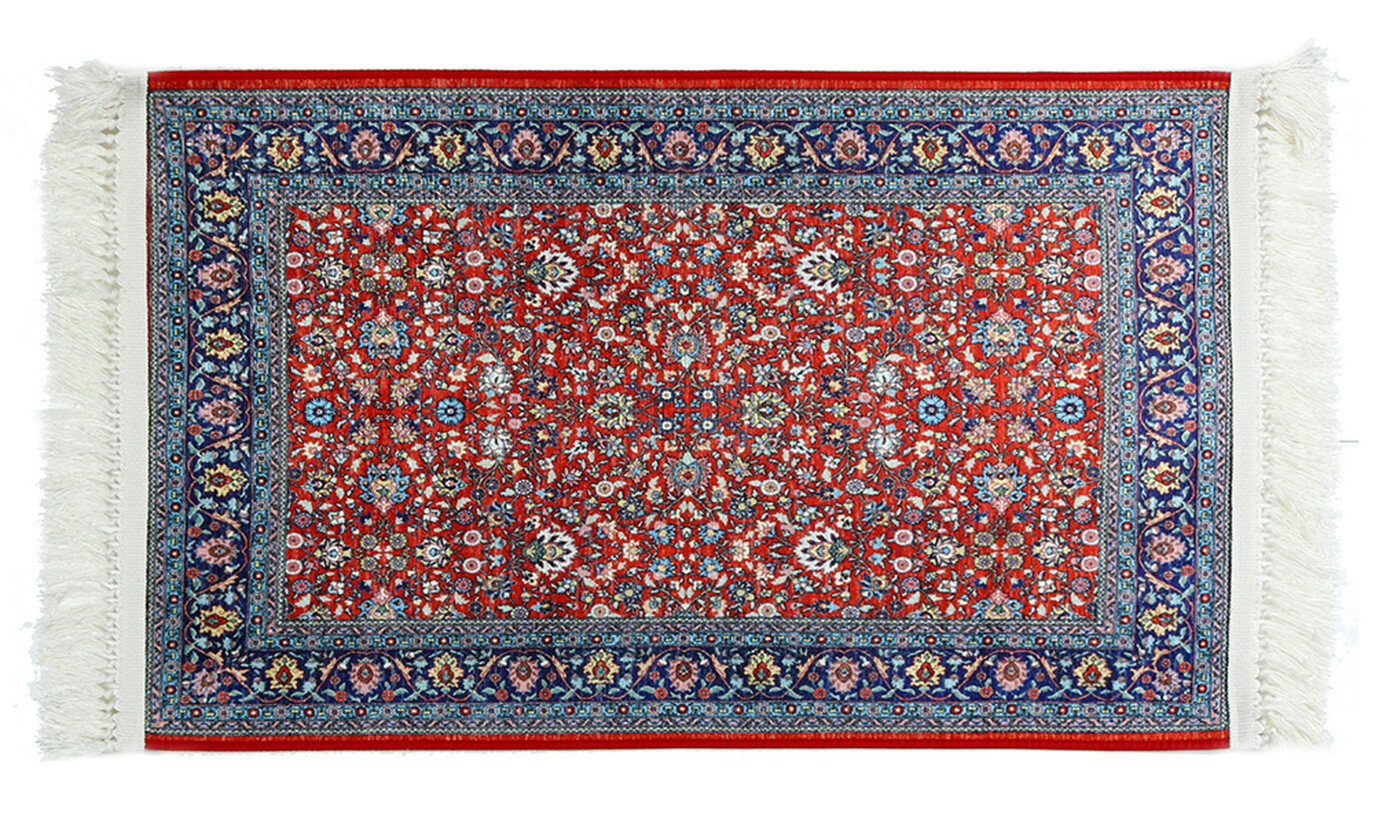 Коврик для ванной Fixsen Vintage 50x80 см красный текстиль