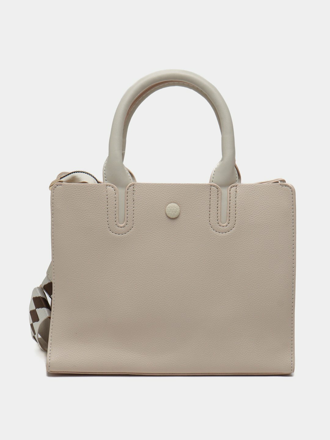 Сумка  Tote Classica Strap, фактура матовая, белый,