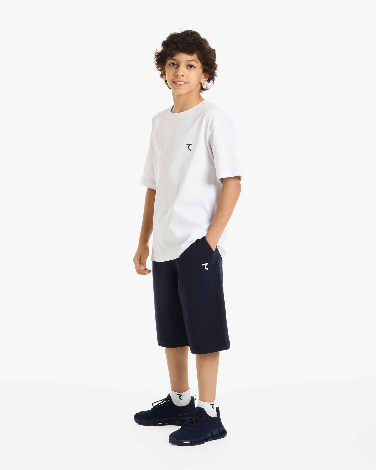 Футболка 7SABER, размер 3-4, белыый — фото 1