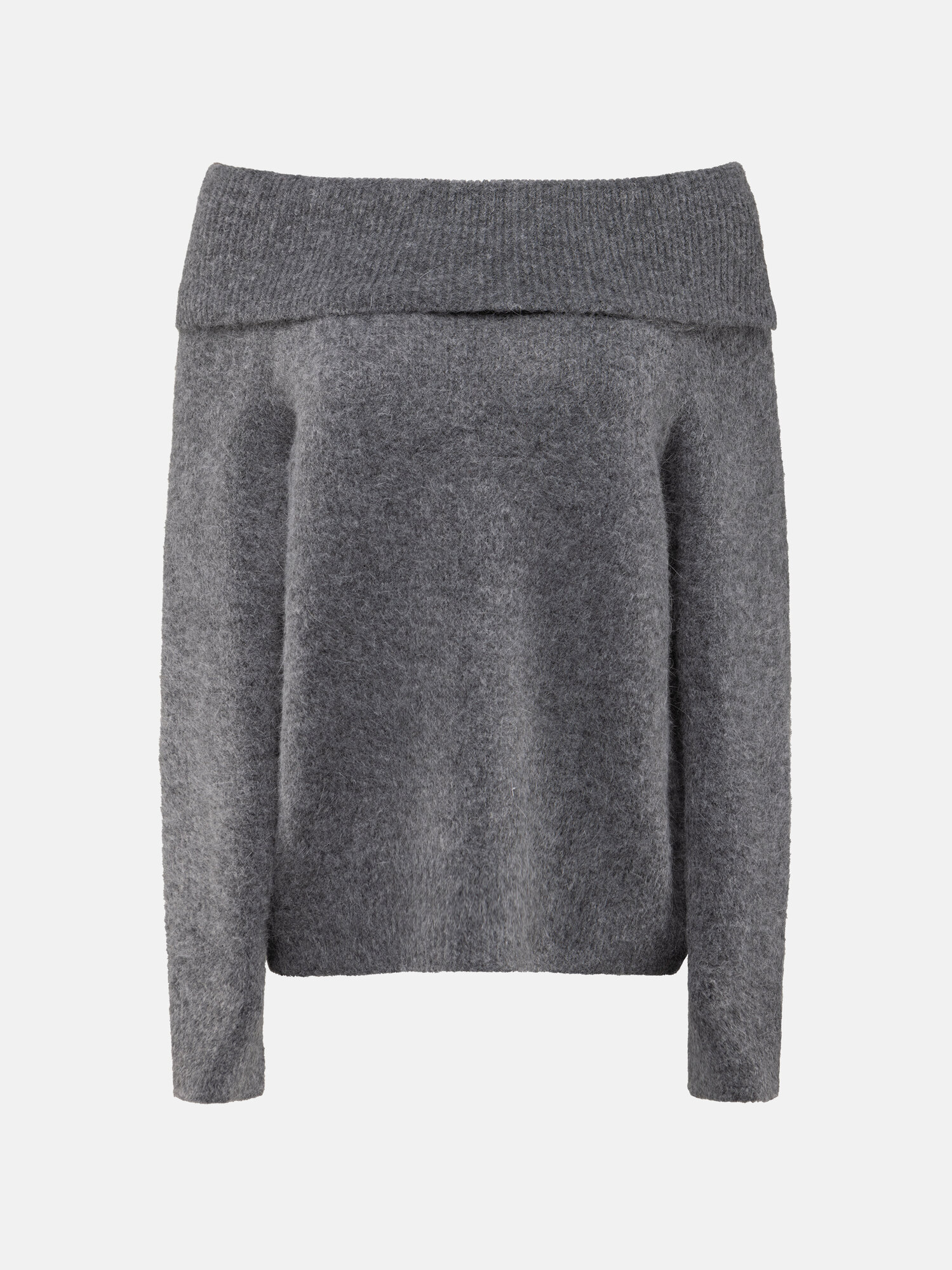 Блуза FULLY, размер one size, серый..