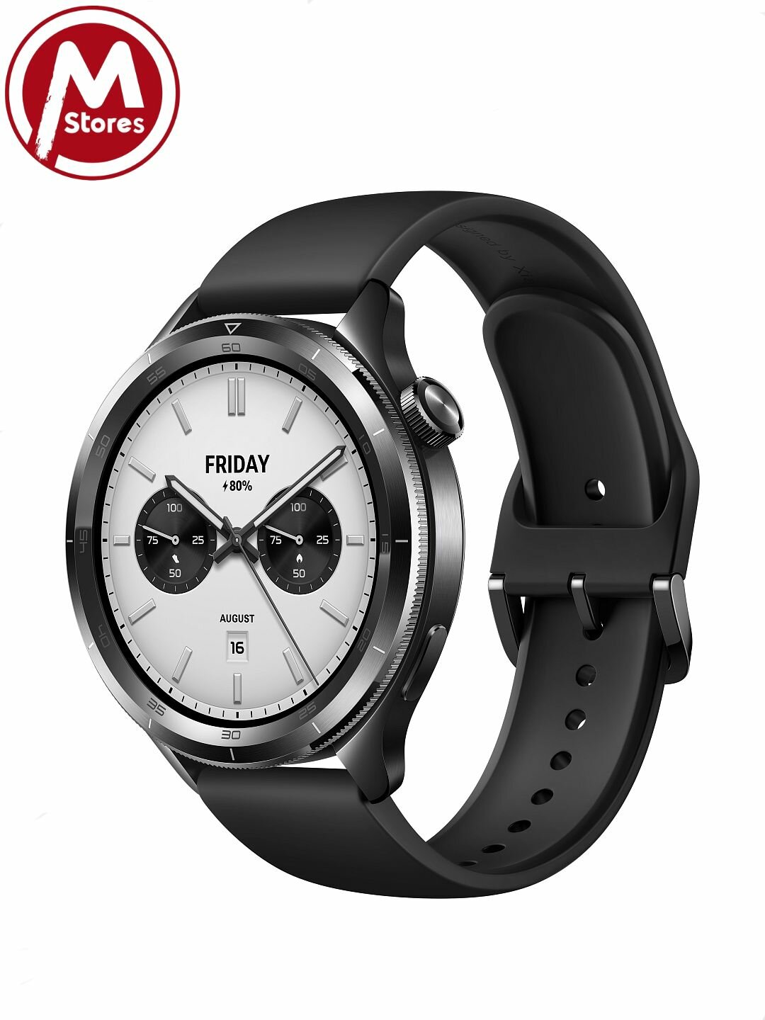 Часы Xiaomi Watch S4 Global Version, AMOLED, 1.43 дюйма, черный, влагозащищенные, до 15 дней автономной работы