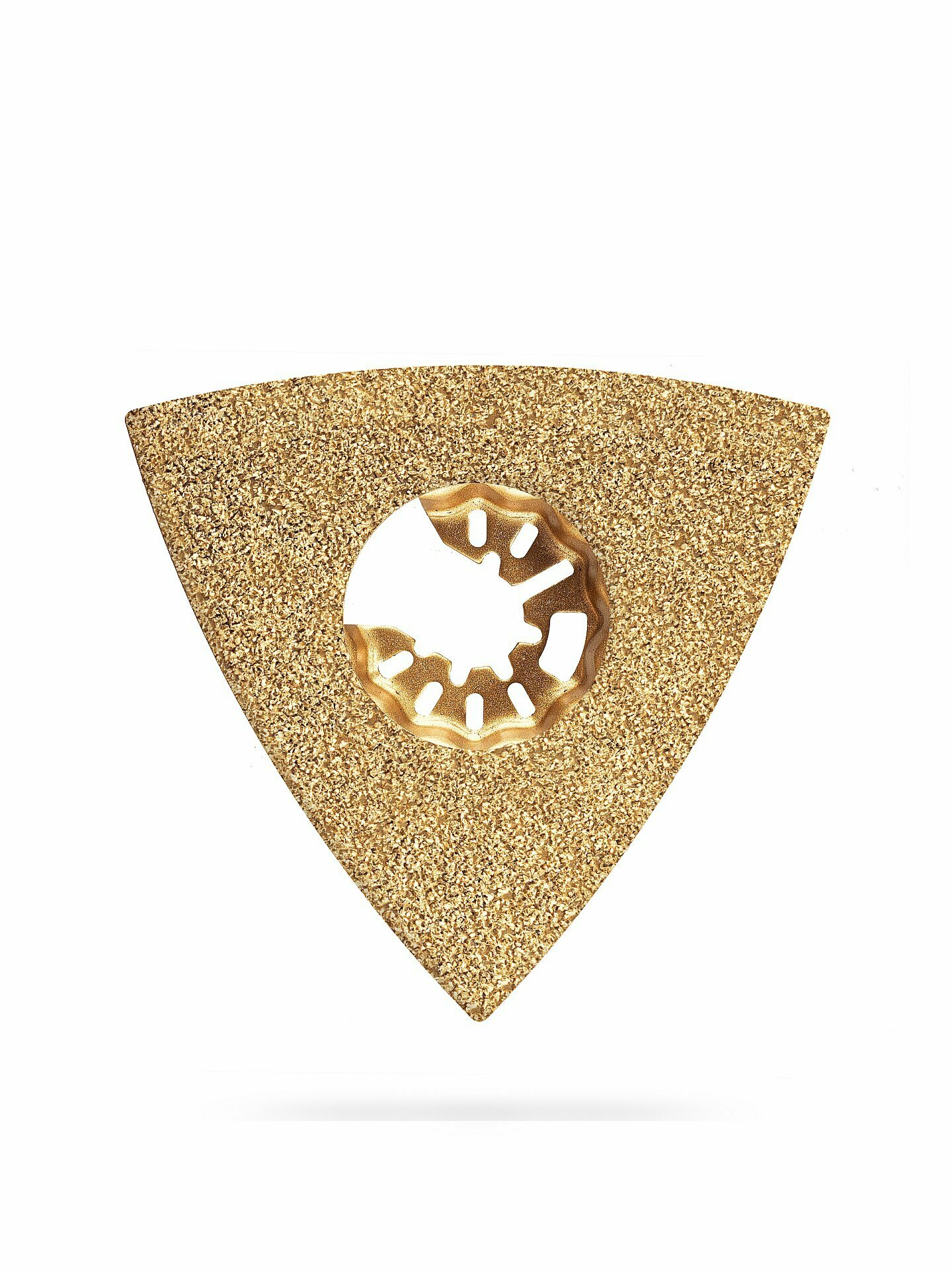 Насадка для МФИ реноватора мультитула зачистная ЗУБР CARBIDE ВК8 80 мм треугольное твердосплавная крошка клей краска раствор кирпич пенобетон