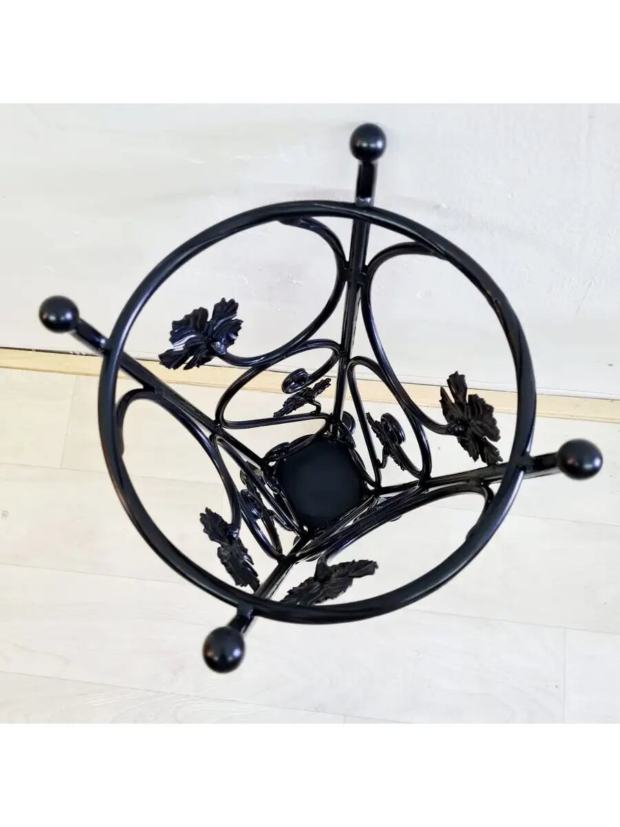 Кованая подставка для зонтов, Студия кованой мебели Нива, цвет черный — фото 1