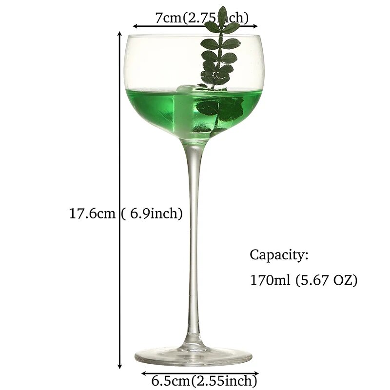 Cocktailgeek стеклянные коктейльные бокалы Зеленый, 150ml