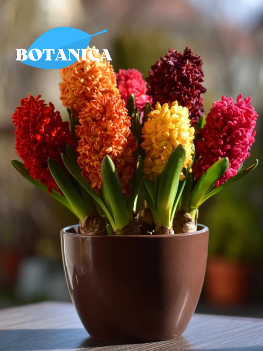 Луковицы цветов botanica garden Гиацинты Фаер Микс (5 штук)