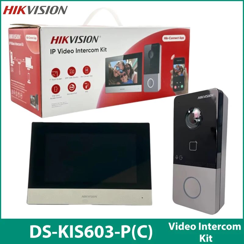 Hikvision комплект IP-видеодомофона DS-KIS603-P(C)
