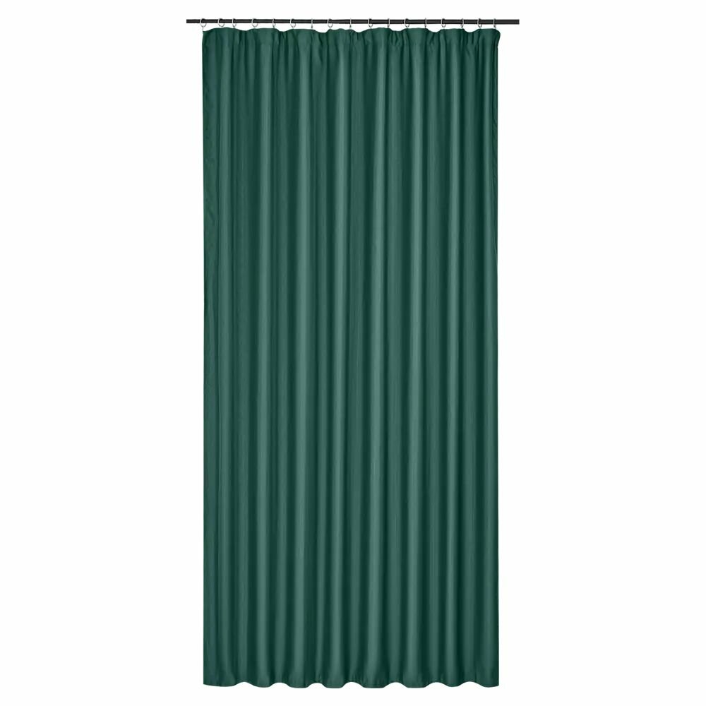 Штора на ленте димаут Полоса 200x280 см цвет зеленый