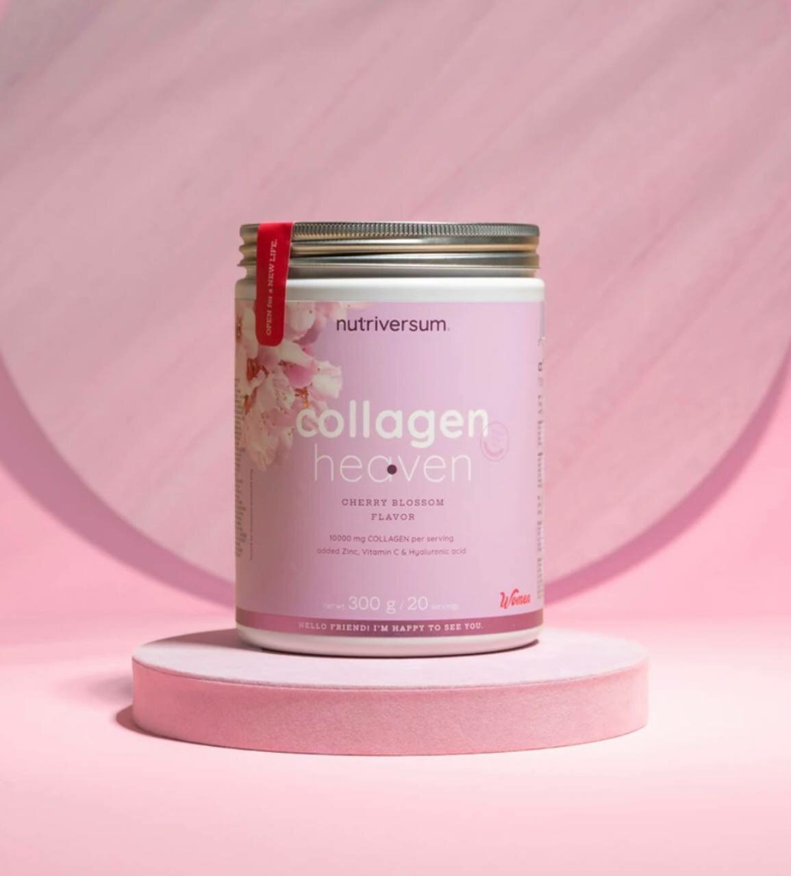 Nutriversum "Collagen Heaven", гидролизованный, порошок, без сахара и глютена, 300 гр