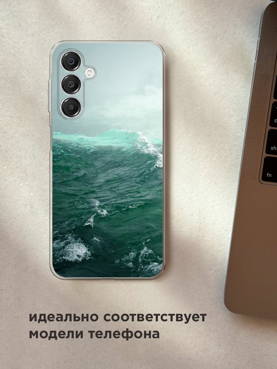 Чехол на Samsung Galaxy A16 / Самсунг А16 с принтом "Волны 12" — фото 1