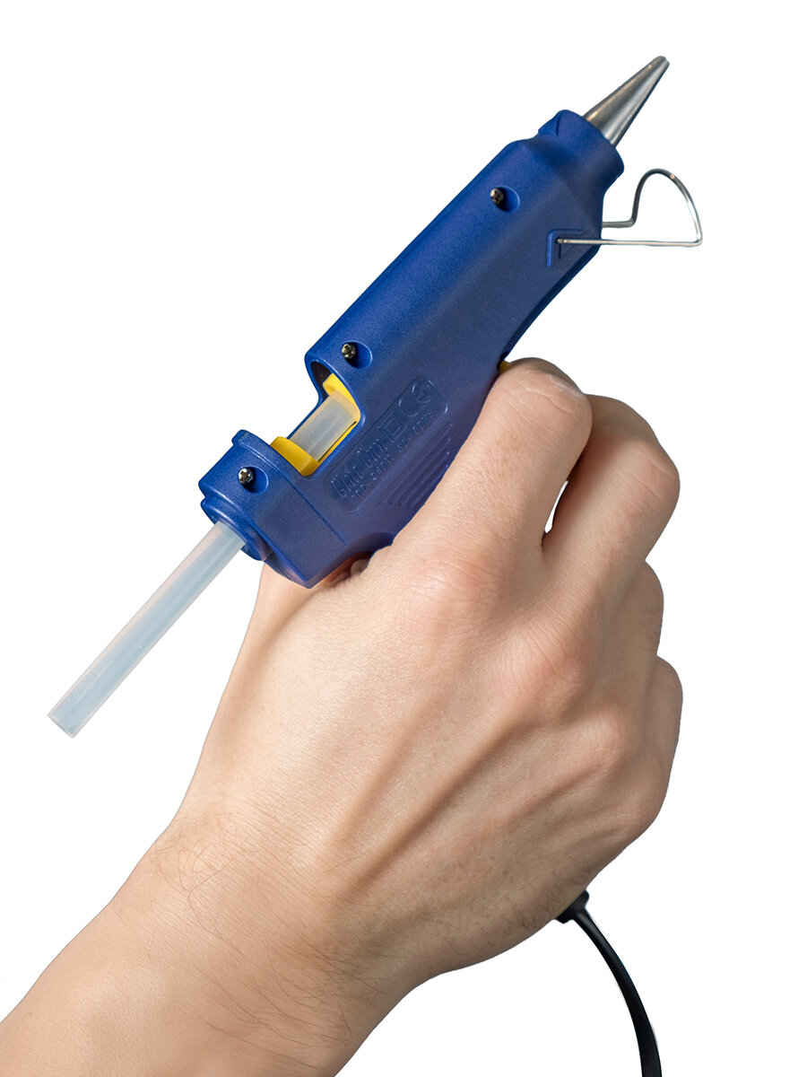 Картинки Клеевой пистолет KUBIS профессиональный 7 мм, 20/65 Вт, 5-13 г/мин, для творчества и рукоделия