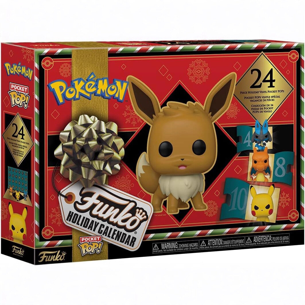 Подарочный набор Funko POP! Pokemon адвент-календарь 24 карманных поп-фигурки