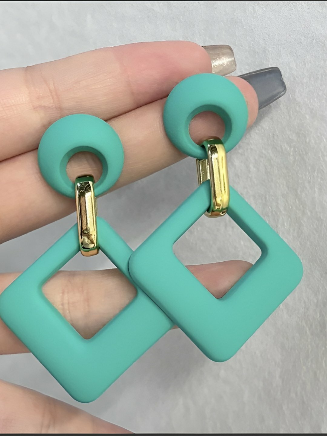 Серьги двусторонние, одиночные