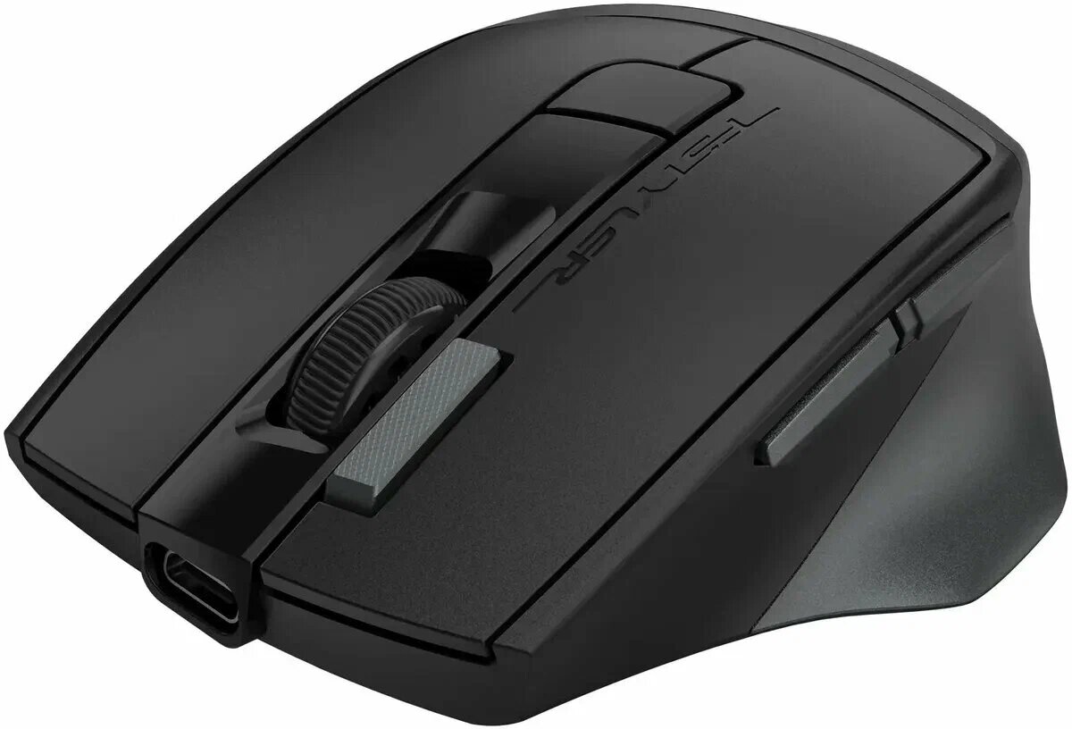 Оптическая мышь, A4Tech, FG45CS, Air Stone Grey, бесшумные кнопки, до 2000 DPI — фото 1